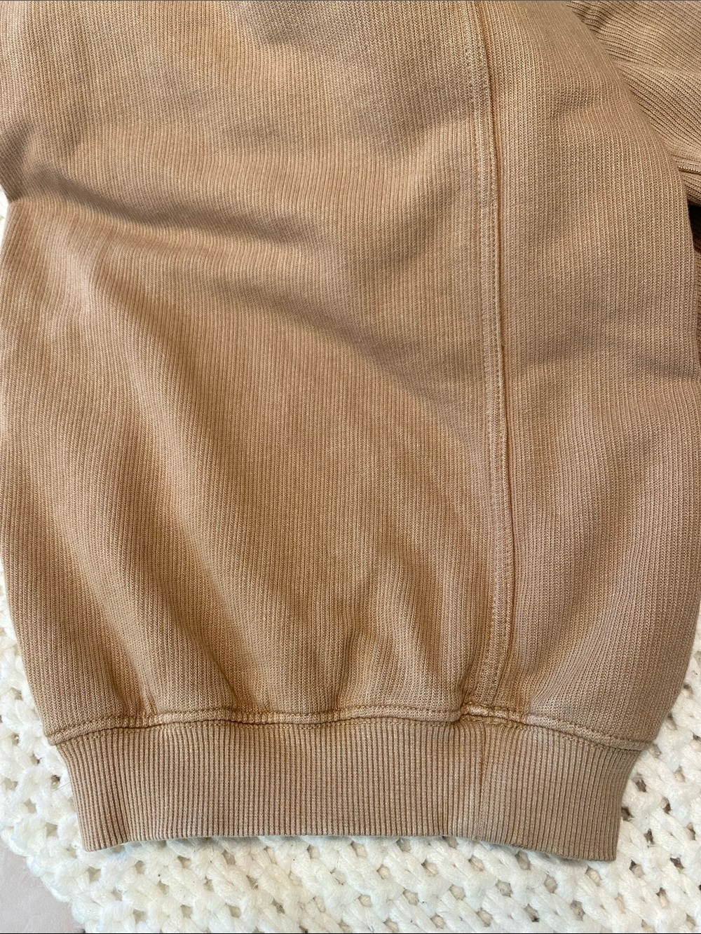 aerie Tan Wide-Leg Track Pants - Picture 11 of 11